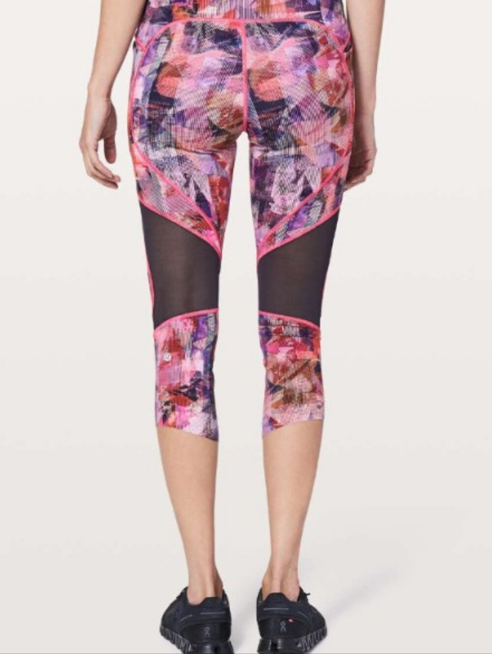lululemon athletica On Pace Crop - 21" - Sun Dazed Multi Pink
